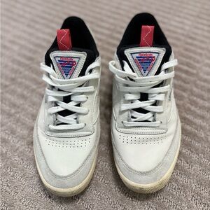 Reebok “RAD” Classic White and Red Sneakers